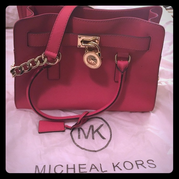 Michael Kors Sm Hamilton in Gorgeous Watermelon - Picture 1 of 8